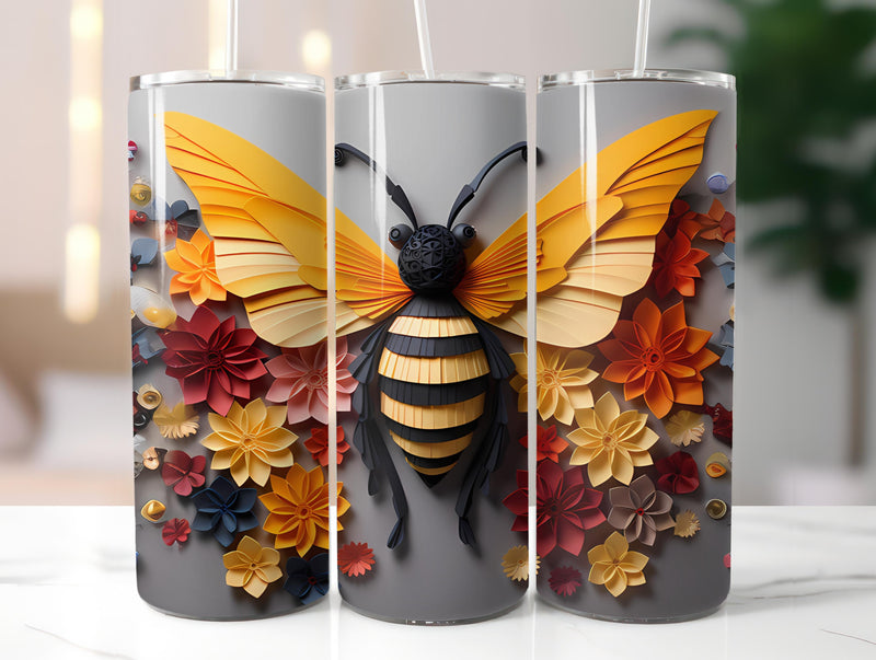 Spring Origami 7 Tumbler Wrap - CraftNest