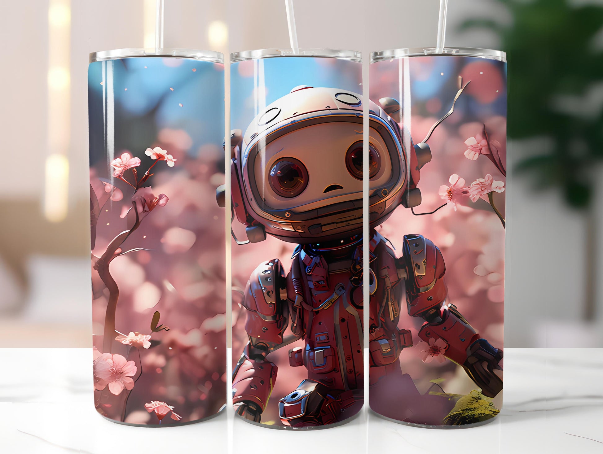 Spring Roboter 4 Tumbler Wrap - CraftNest