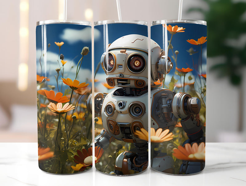 Spring Roboter 1 Tumbler Wrap - CraftNest