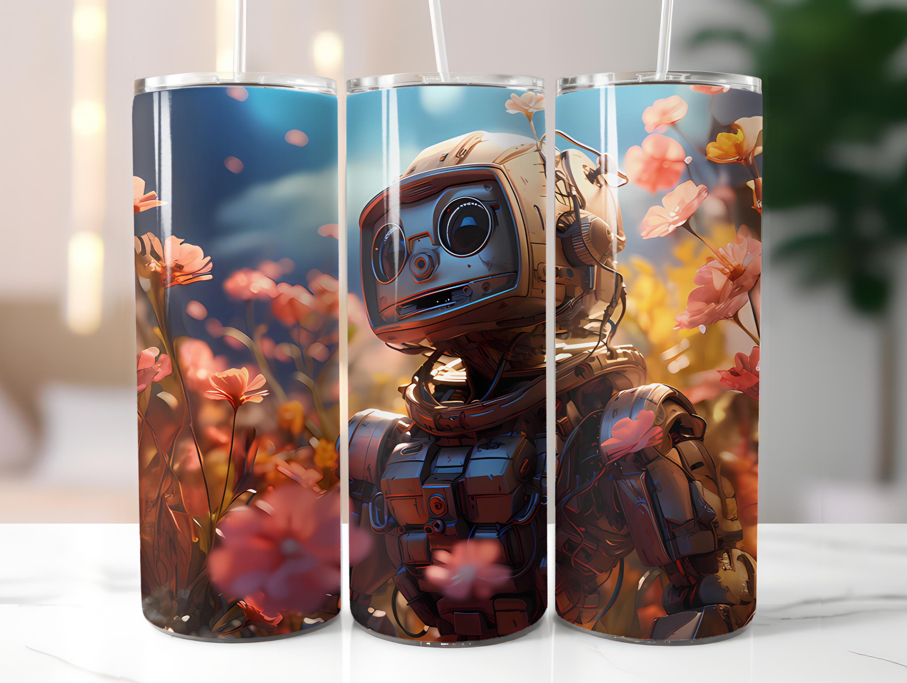Spring Roboter 1 Tumbler Wrap - CraftNest