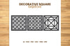 Square Lasercut SVG Bundle