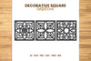Square Lasercut SVG Bundle