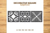 Square Lasercut SVG Bundle