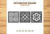 Square Lasercut SVG Bundle