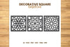 Square Lasercut SVG Bundle