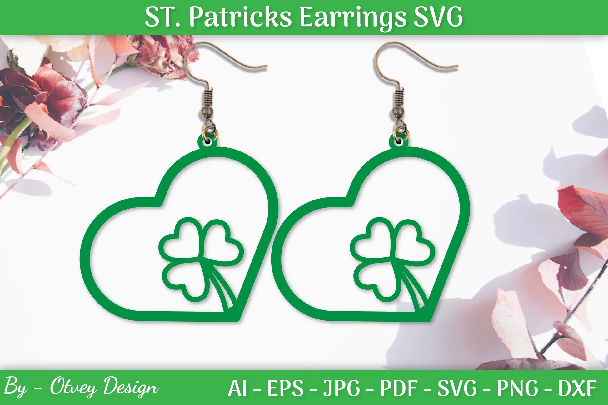 St Patrick's Day Earrings SVG Bundle - CraftNest - Digital Crafting and Art
