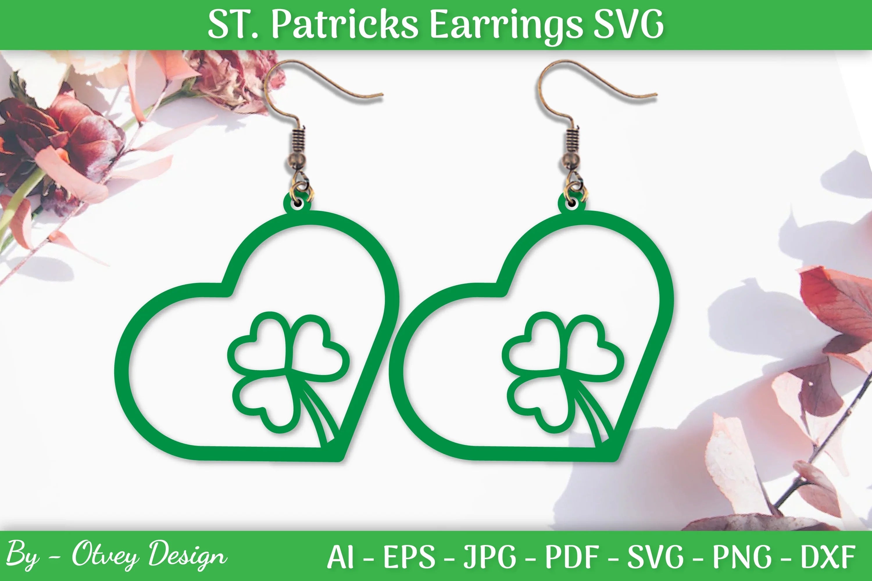St Patrick's Day Earrings SVG Bundle - CraftNest - Digital Crafting and Art