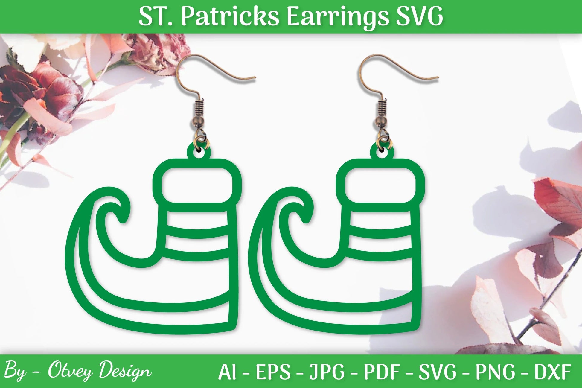 St Patrick's Day Earrings SVG Bundle - CraftNest - Digital Crafting and Art