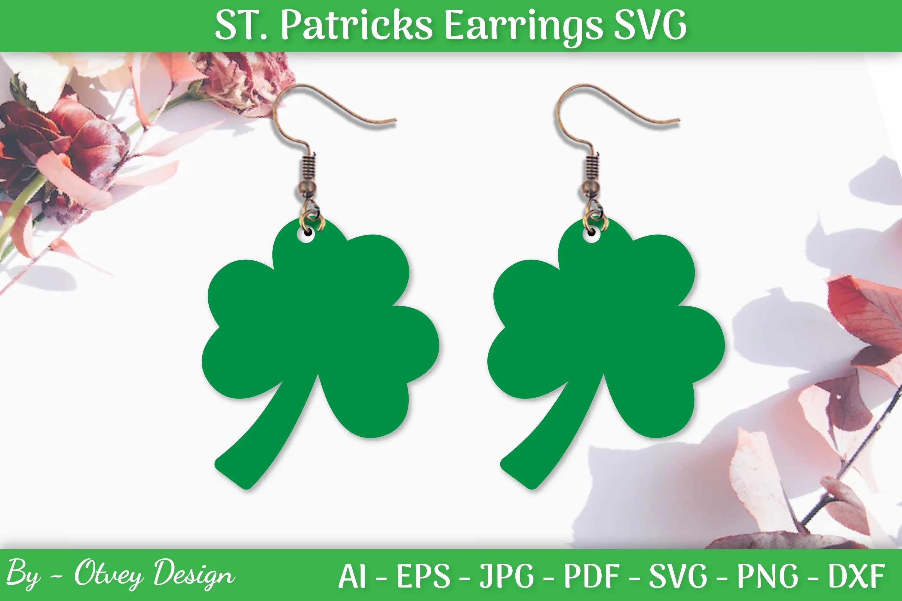 St Patrick's Day Earrings SVG Bundle - CraftNest - Digital Crafting and Art