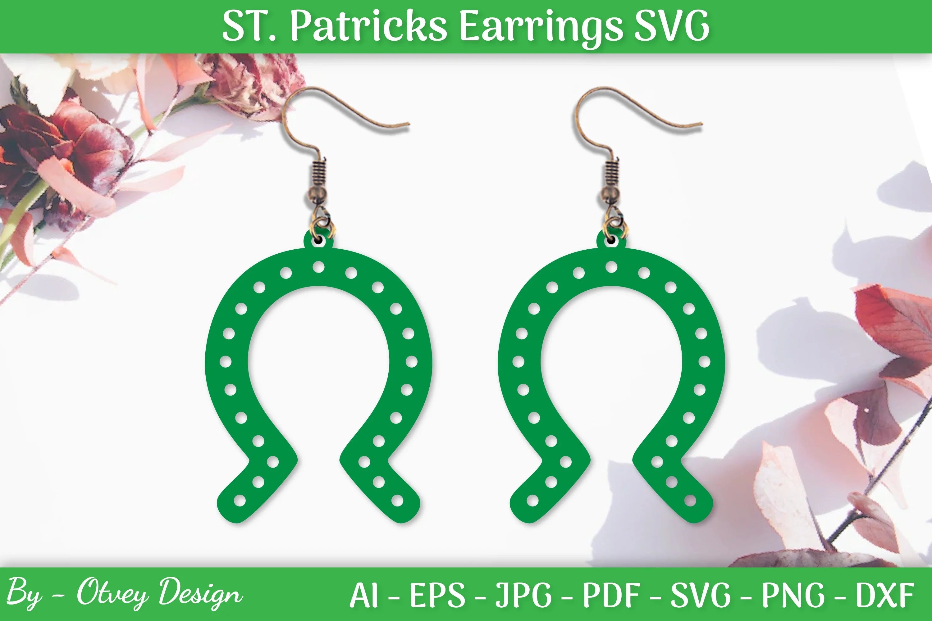 St Patrick's Day Earrings SVG Bundle - CraftNest - Digital Crafting and Art