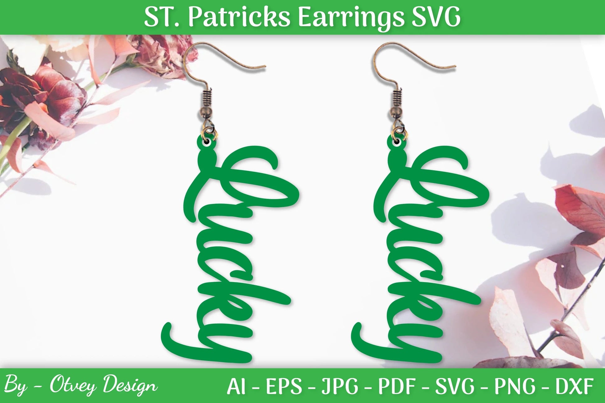 St Patrick's Day Earrings SVG Bundle - CraftNest - Digital Crafting and Art