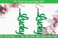 St Patrick's Day Earrings SVG Bundle - CraftNest - Digital Crafting and Art