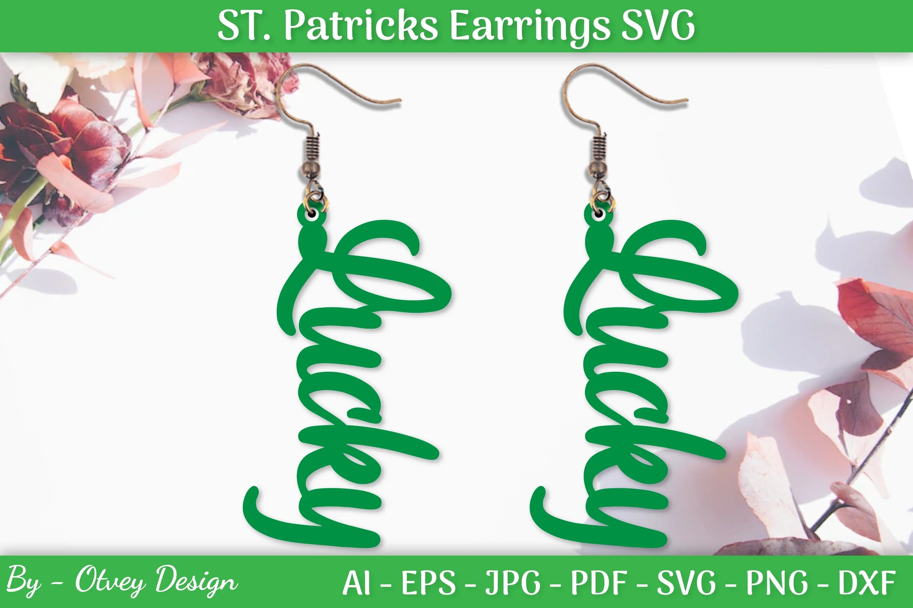 St Patrick's Day Earrings SVG Bundle - CraftNest - Digital Crafting and Art