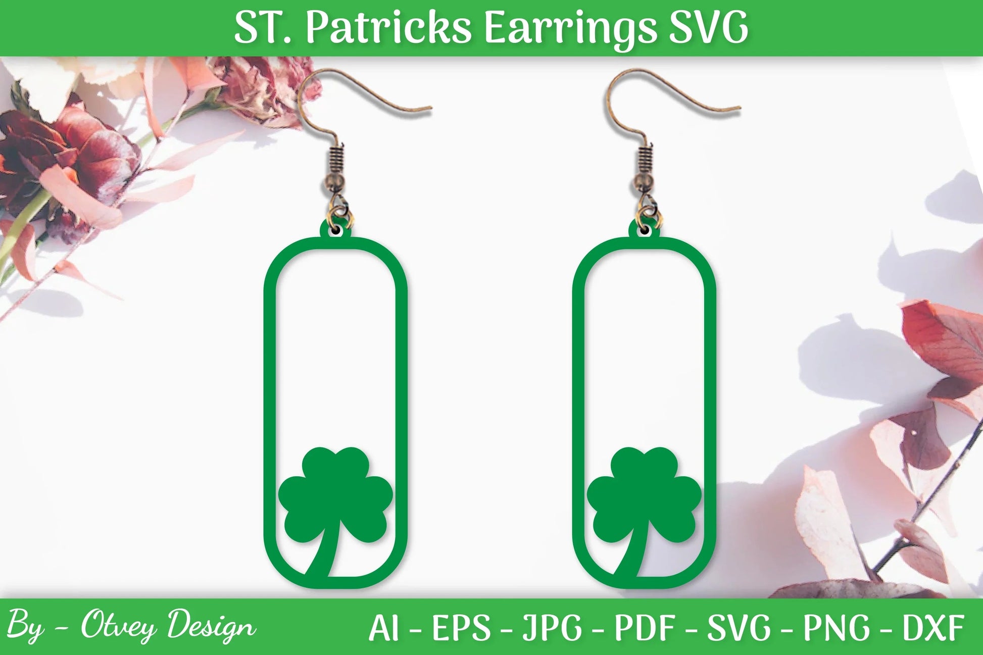 St Patrick's Day Earrings SVG Bundle - CraftNest - Digital Crafting and Art