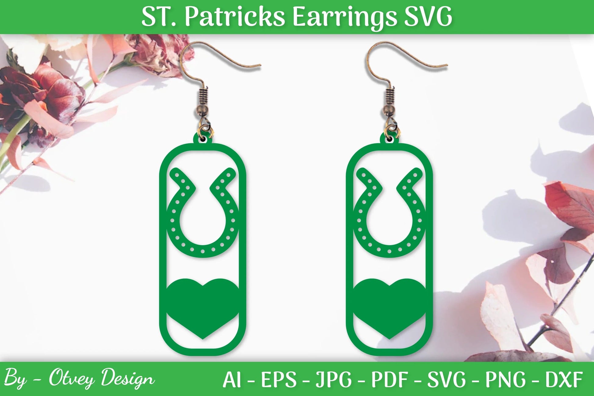 St Patrick's Day Earrings SVG Bundle - CraftNest - Digital Crafting and Art