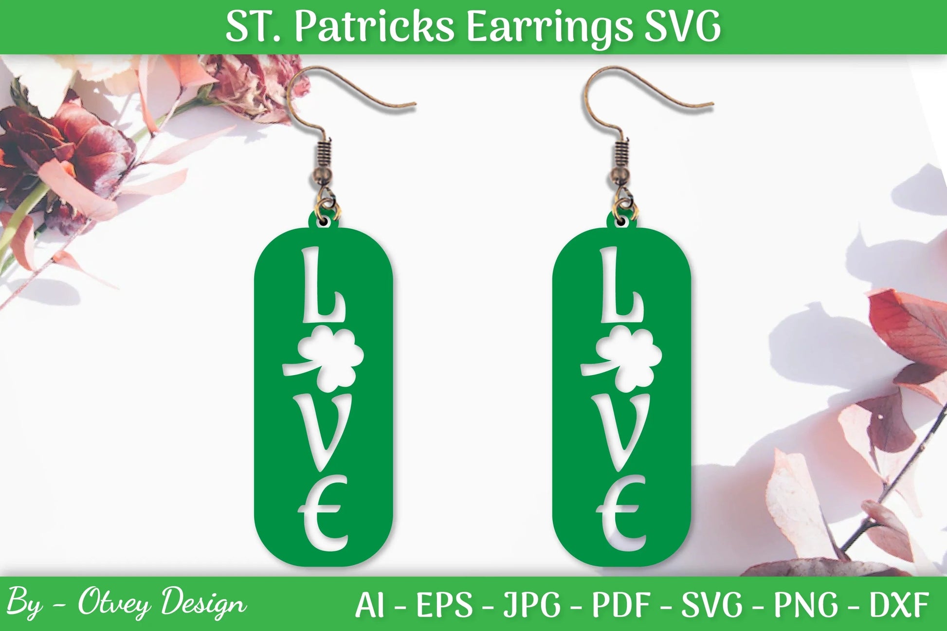 St Patrick's Day Earrings SVG Bundle - CraftNest - Digital Crafting and Art