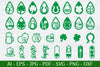 St Patrick's Day Earrings SVG Bundle