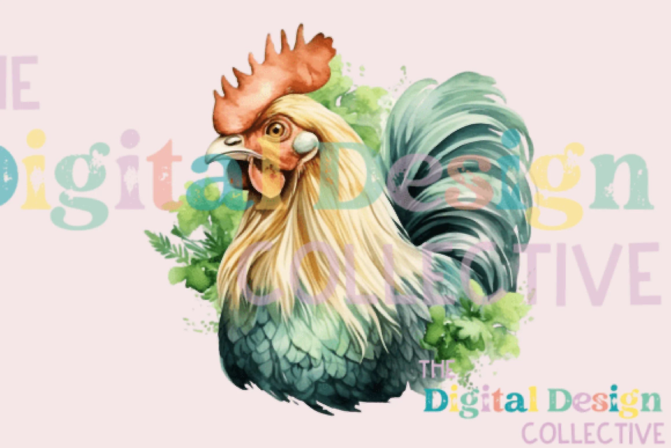 St. Patrick's Day Farm Chickens Clipart Bundle - CraftNest - Digital Crafting and Art