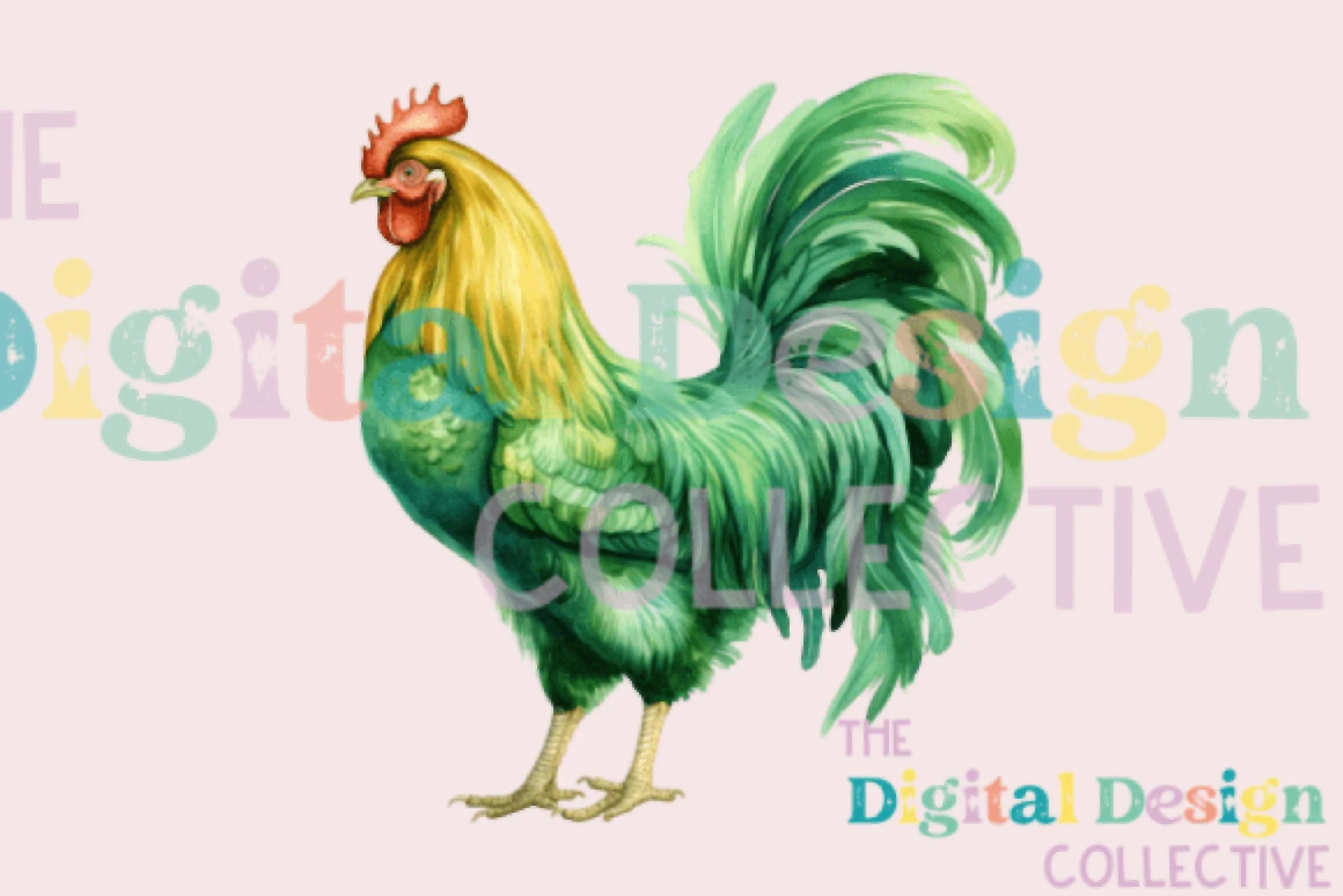 St. Patrick's Day Farm Chickens Clipart Bundle - CraftNest - Digital Crafting and Art