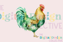 St. Patrick's Day Farm Chickens Clipart Bundle - CraftNest - Digital Crafting and Art