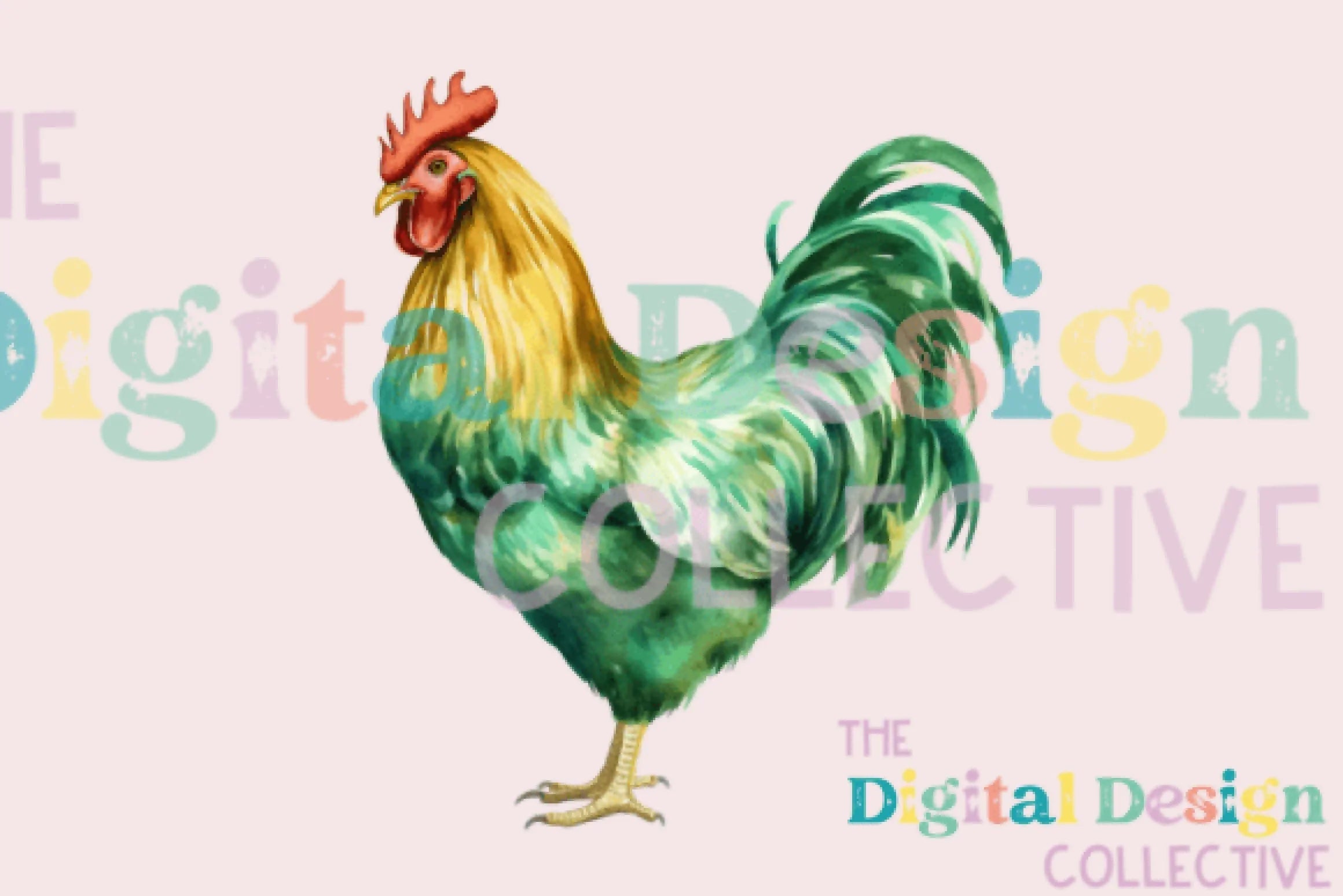 St. Patrick's Day Farm Chickens Clipart Bundle - CraftNest - Digital Crafting and Art