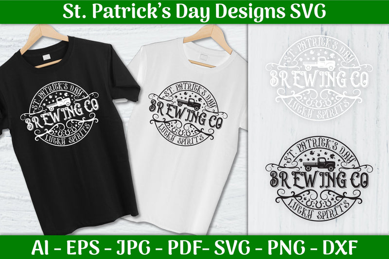 St Patrick's Day Brewing Co Lucky Spirits SVG Bundle 3 - CraftNest - Digital Crafting and Art