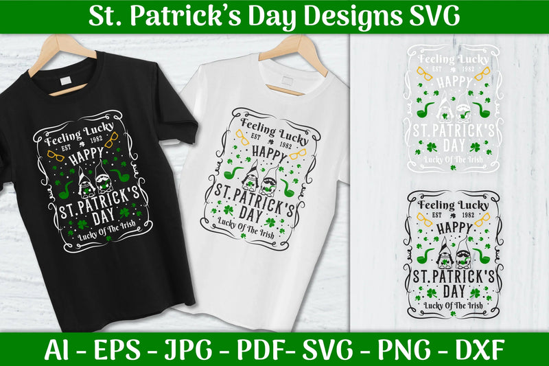 Feeling Lucky St Patrick's Day SVG Bundle1 - CraftNest - Digital Crafting and Art