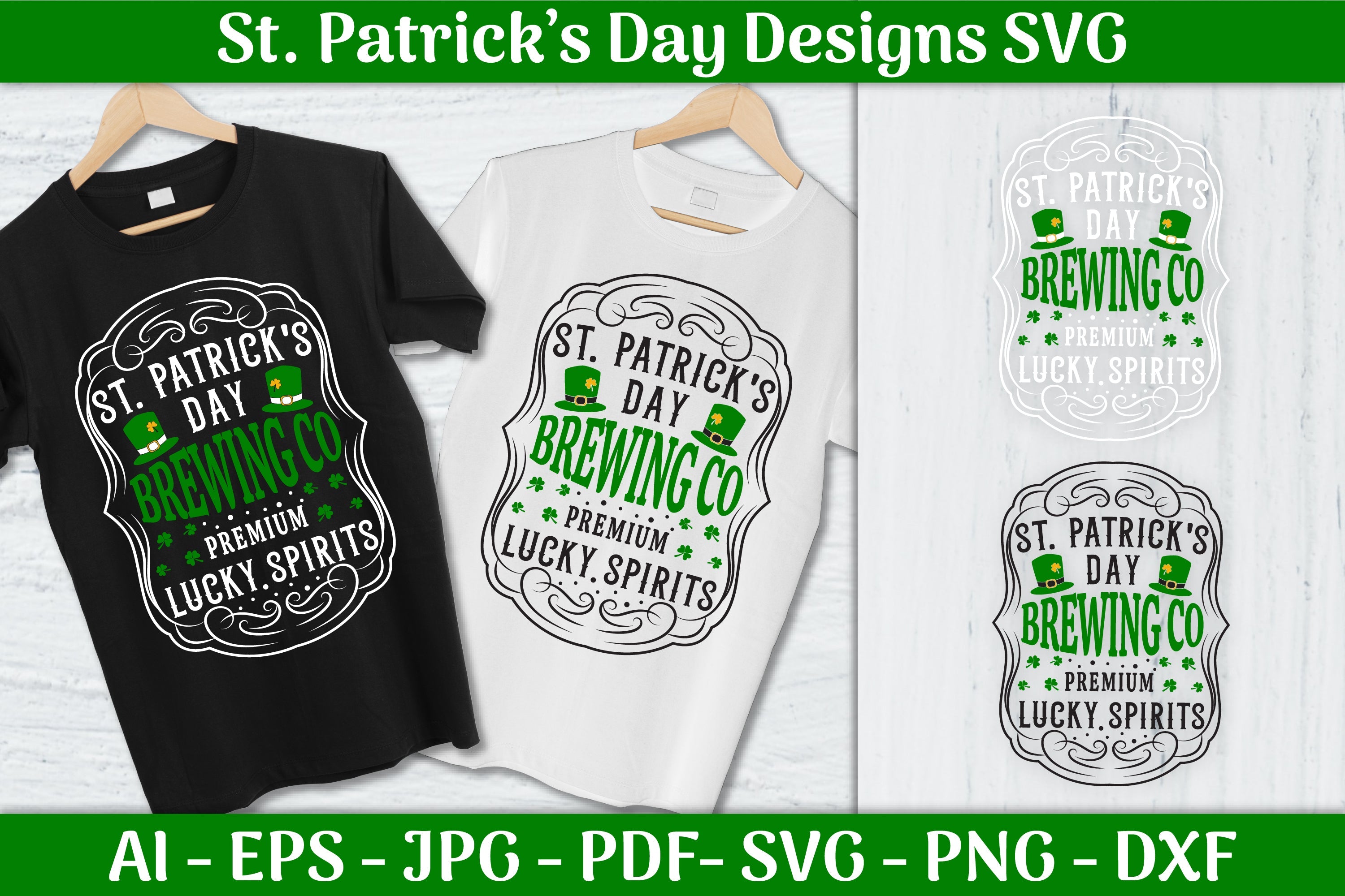 St Patrick's Day Brewing Co SVG Bundle1