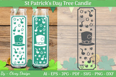 St Patrick's Day Candle SVG Bundle - CraftNest - Digital Crafting and Art