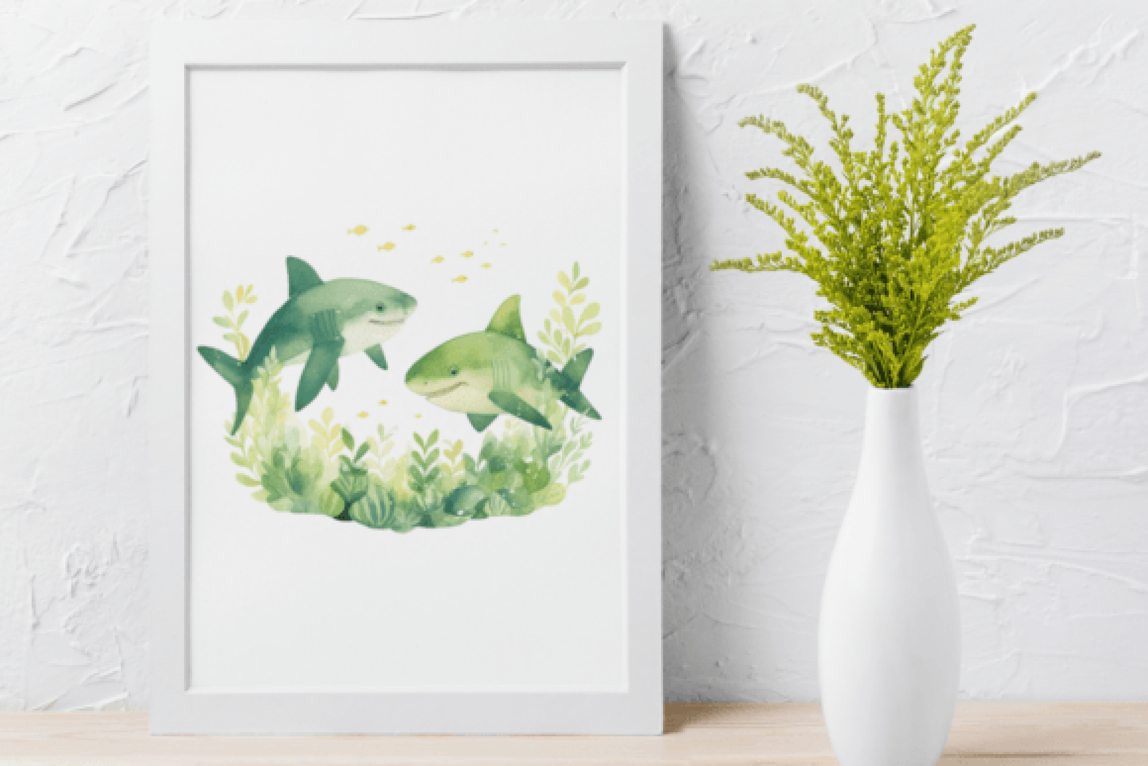 Adorable St. Patrick's Day Shark Clipart Bundle