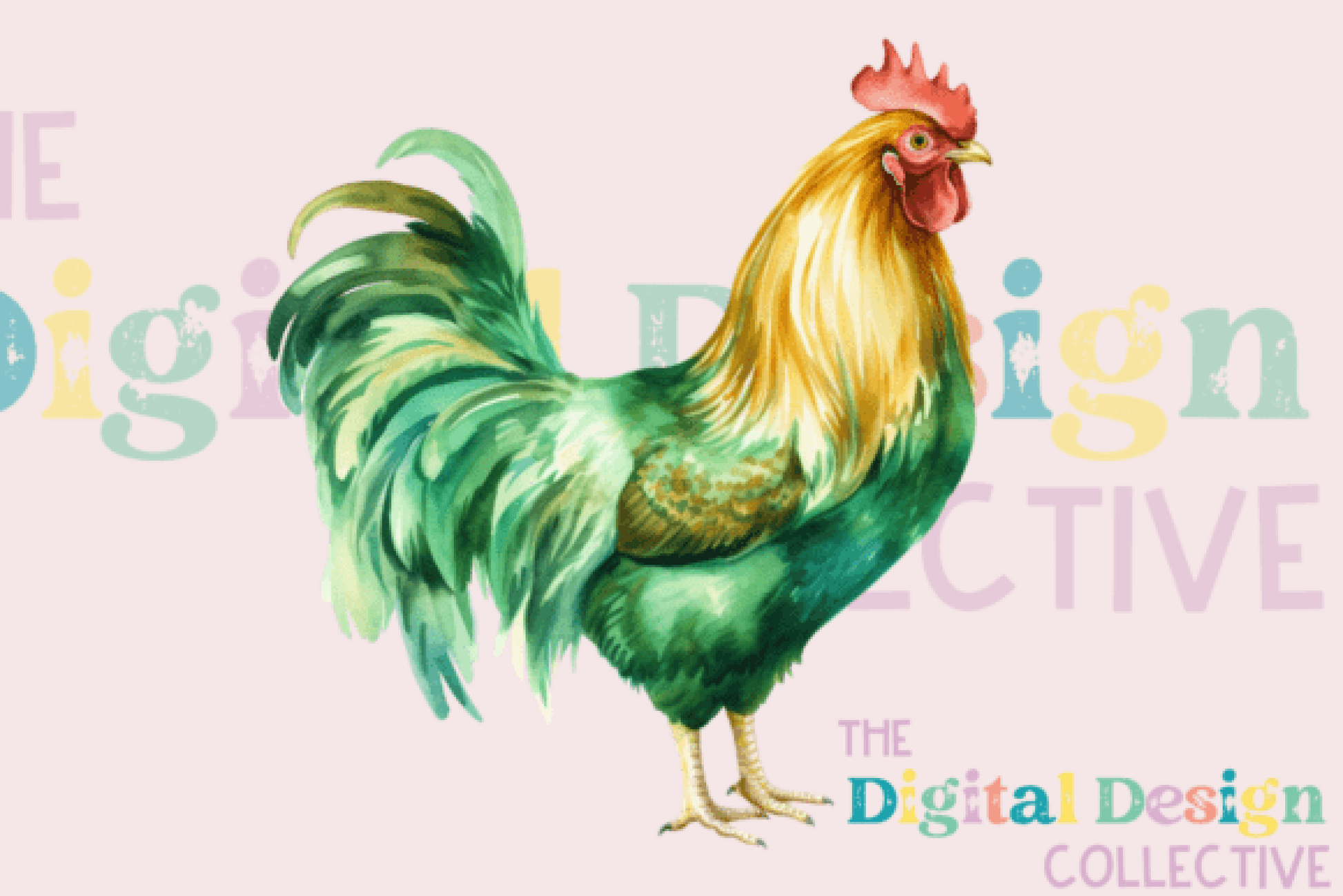 St. Patrick's Day Farm Chickens Clipart Bundle - CraftNest - Digital Crafting and Art