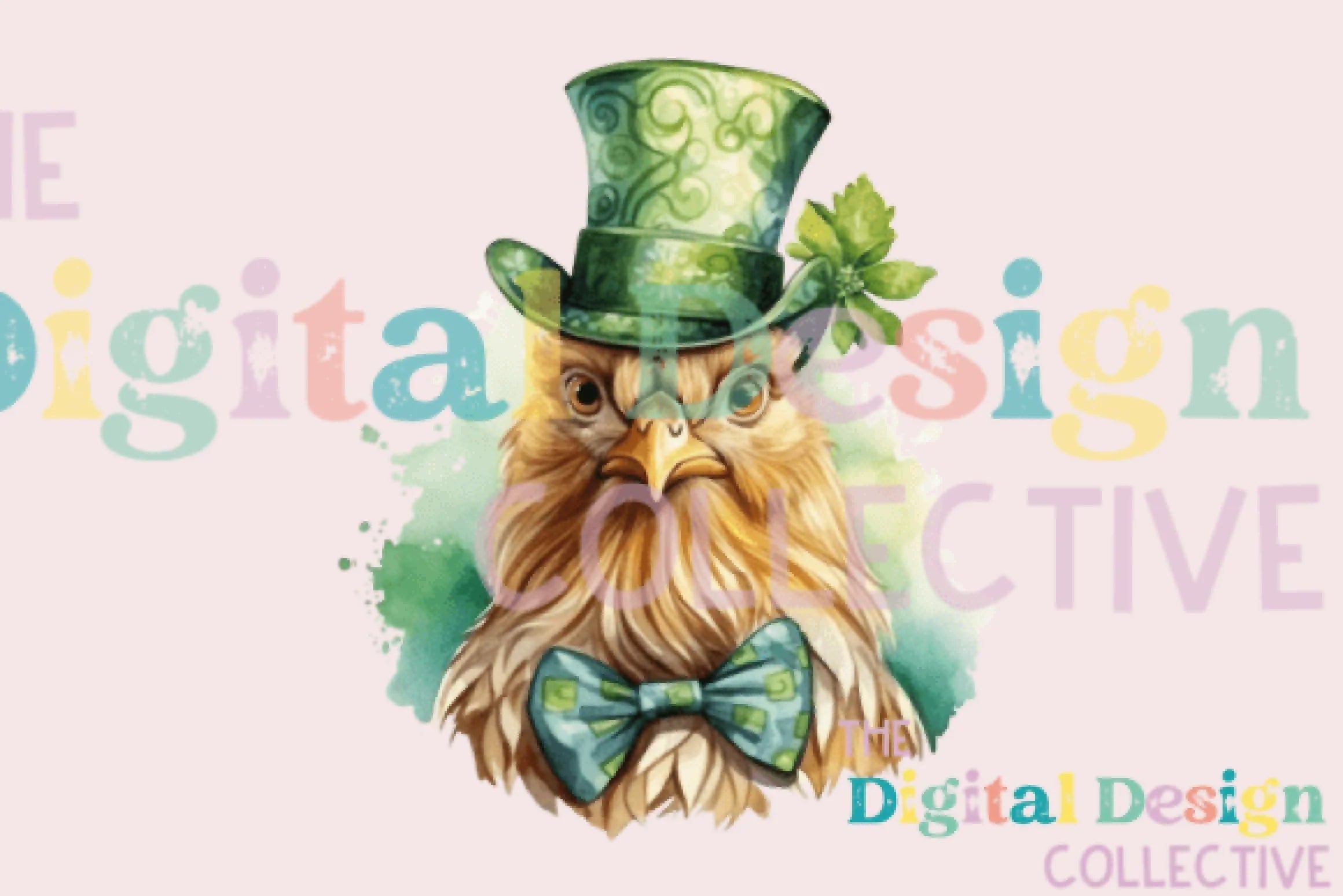 St. Patrick's Day Farm Chickens Clipart Bundle - CraftNest - Digital Crafting and Art