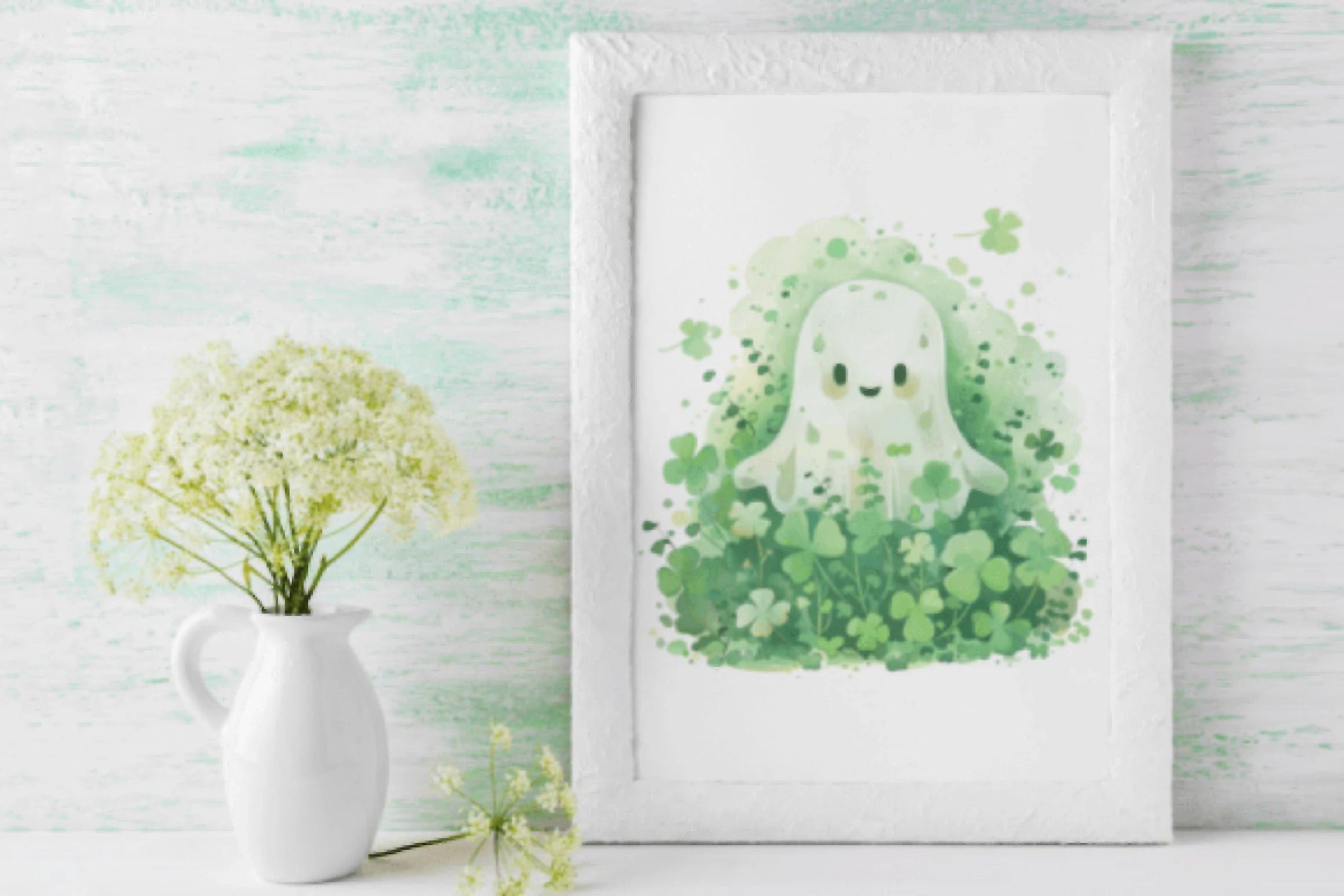 Adorable St. Patrick's Day Ghosts Clipart Bundle - CraftNest - Digital Crafting and Art