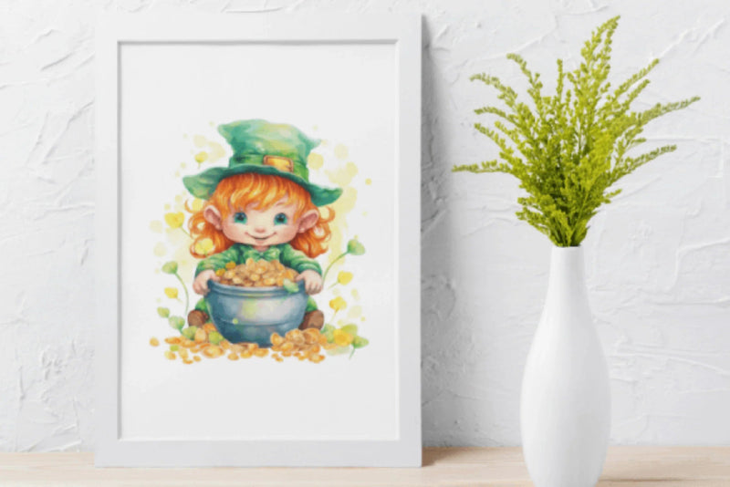 St. Patrick's Day Leprechaun Clipart Bundle - CraftNest - Digital Crafting and Art
