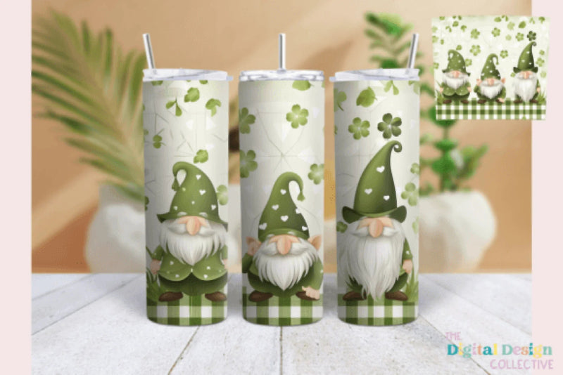 St Patrick's Gnome Tumbler Wrap Bundle - CraftNest - Digital Crafting and Art
