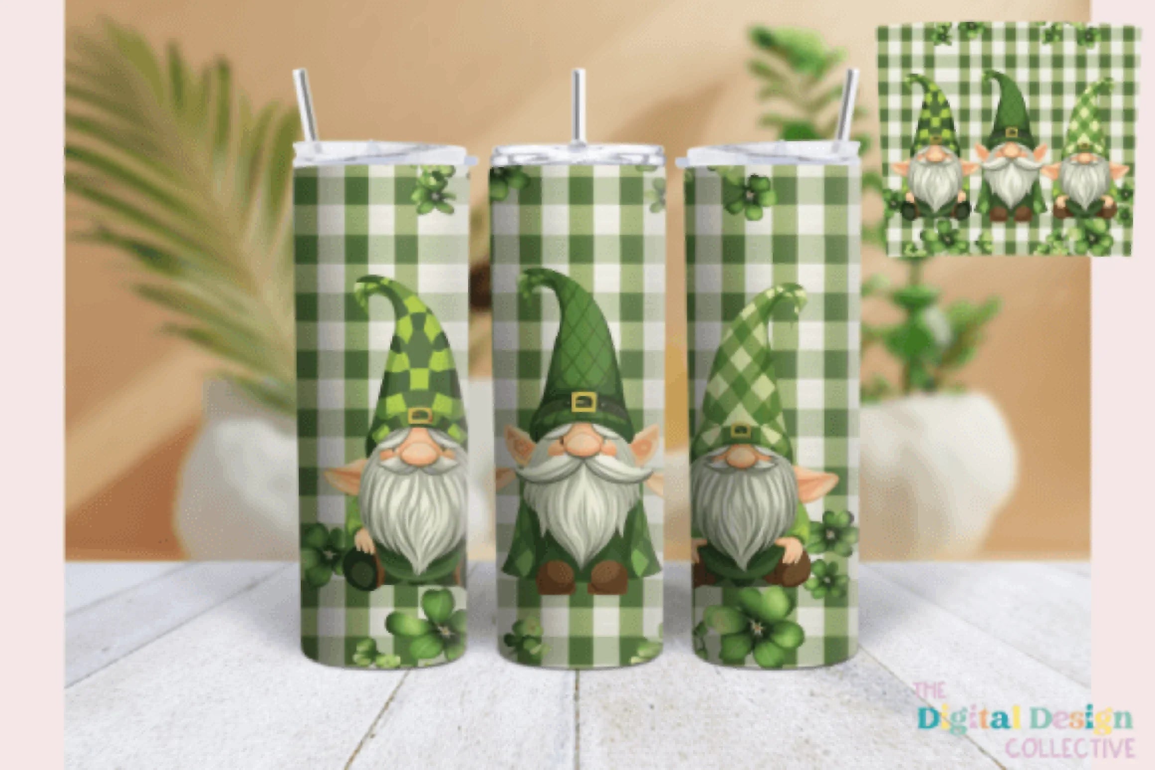 St. Patrick's Gnome Tumbler Wrap Bundle - CraftNest - Digital Crafting and Art