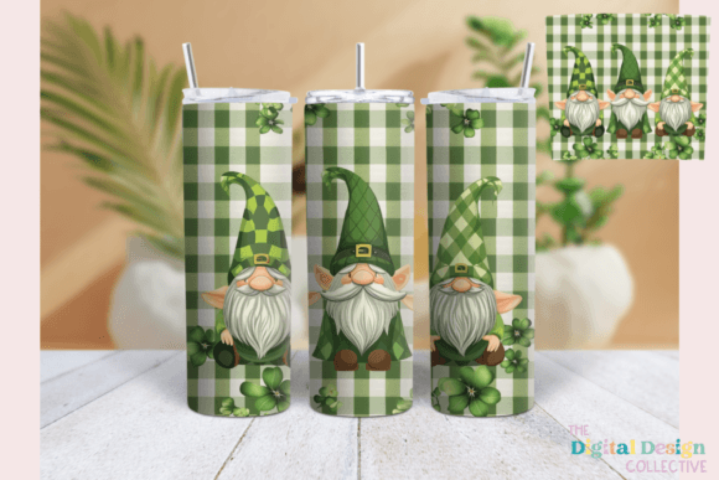 St. Patrick's Gnome Tumbler Wrap Bundle