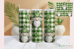 St. Patrick's Day Gnome Tumbler Wrap Bundle - CraftNest - Digital Crafting and Art