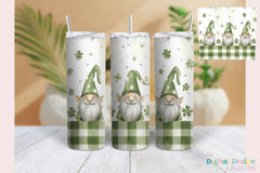 St Patrick's Day Gnome Tumbler Wrap Bundle - CraftNest - Digital Crafting and Art