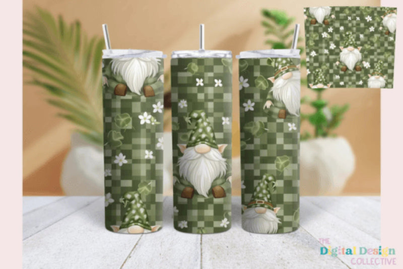 St. Patrick's Day Gnome Tumbler Wrap Bundle - CraftNest - Digital Crafting and Art