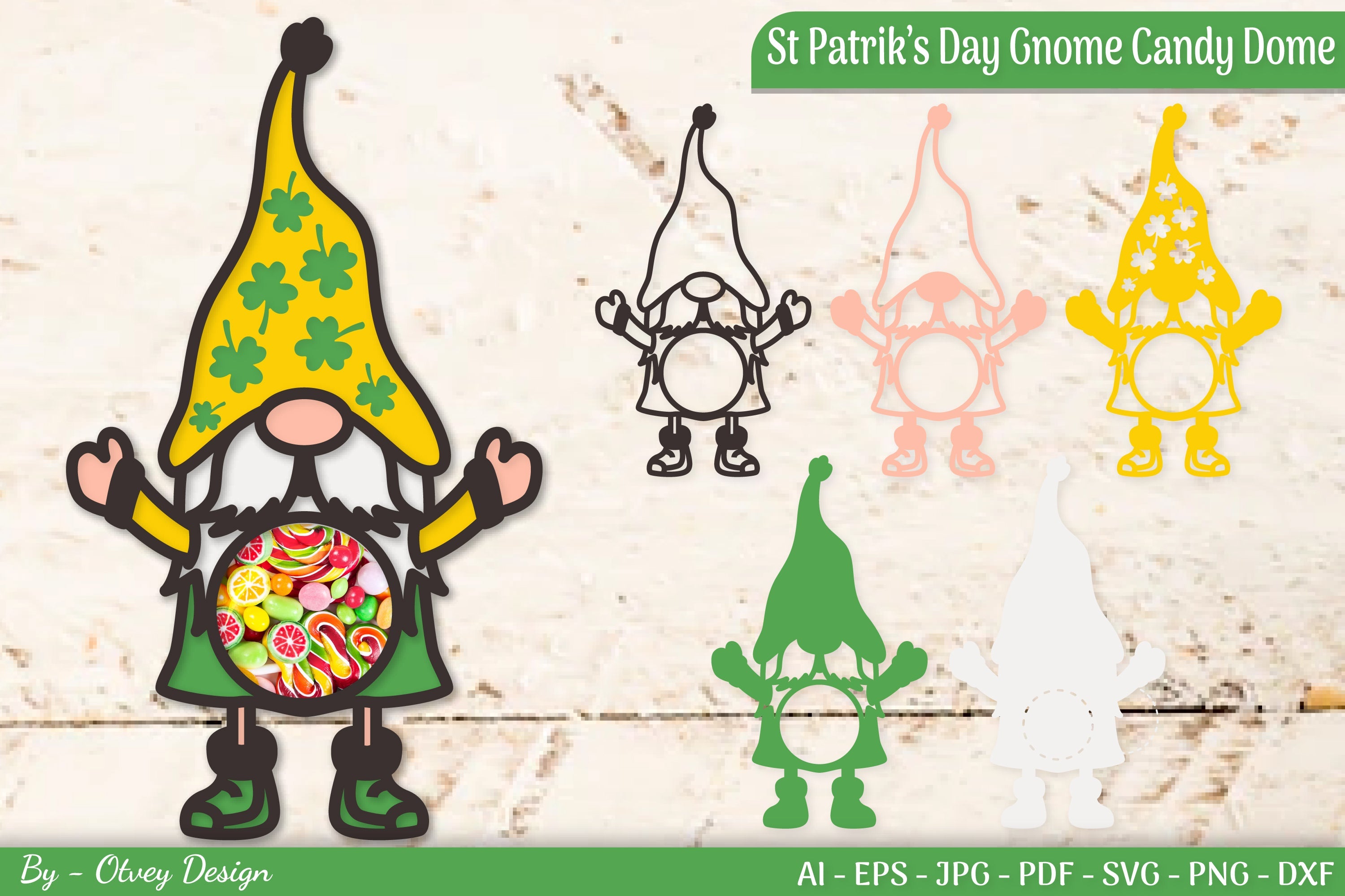 St Patrick's Day Candy Dome SVG Bundle