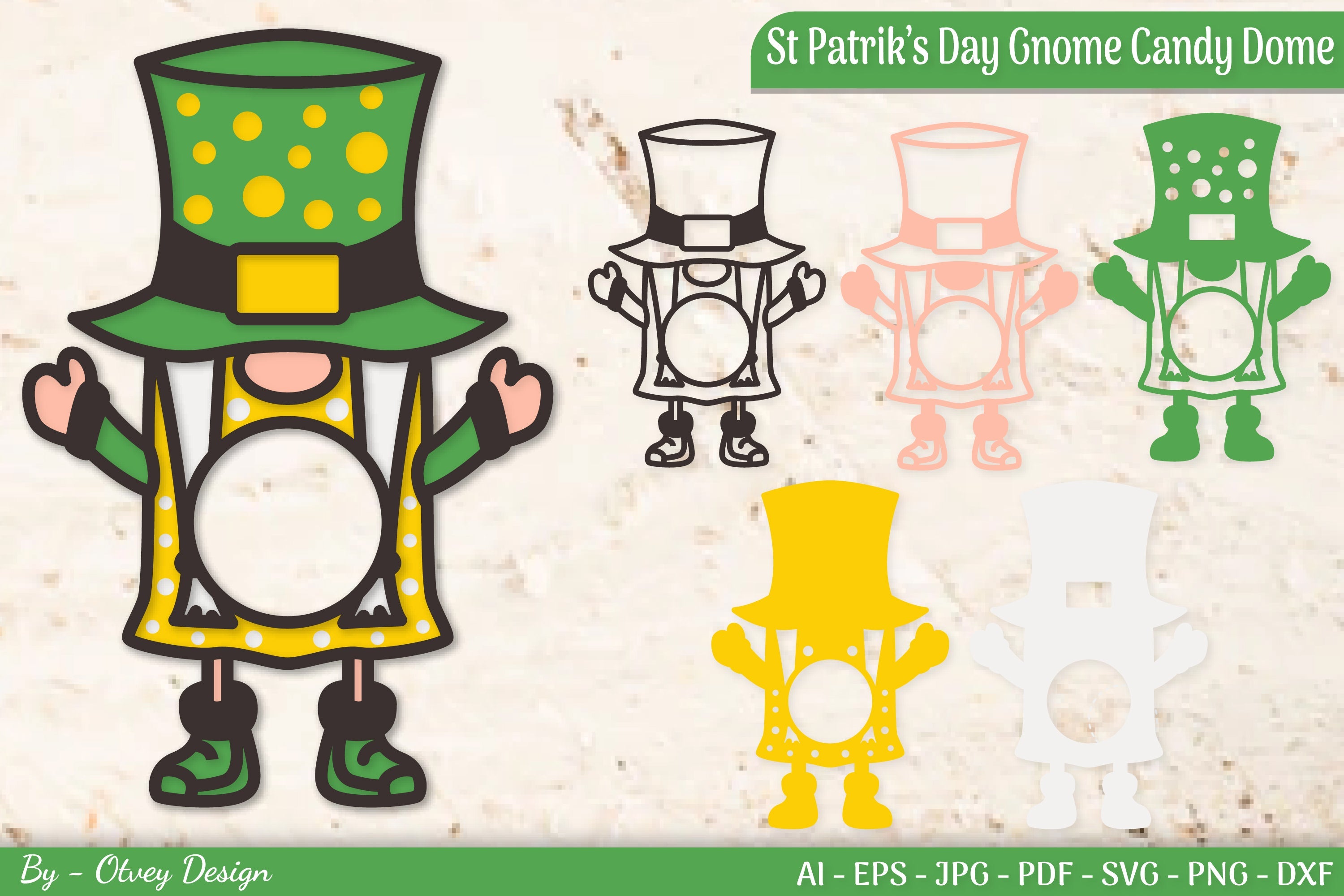 St Patrick's Day Candy Dome SVG Bundle