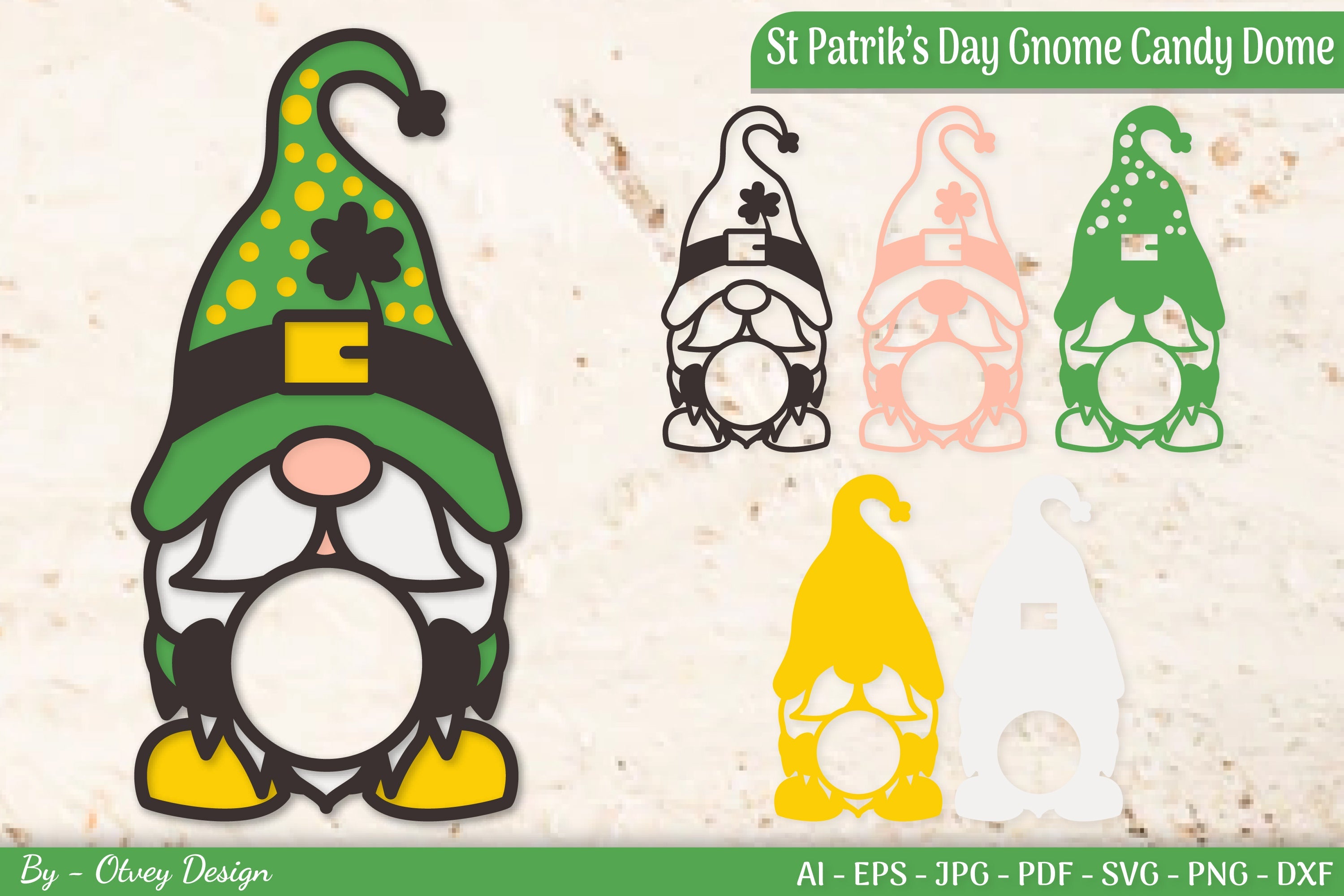 St Patrick's Day Candy Dome SVG Bundle