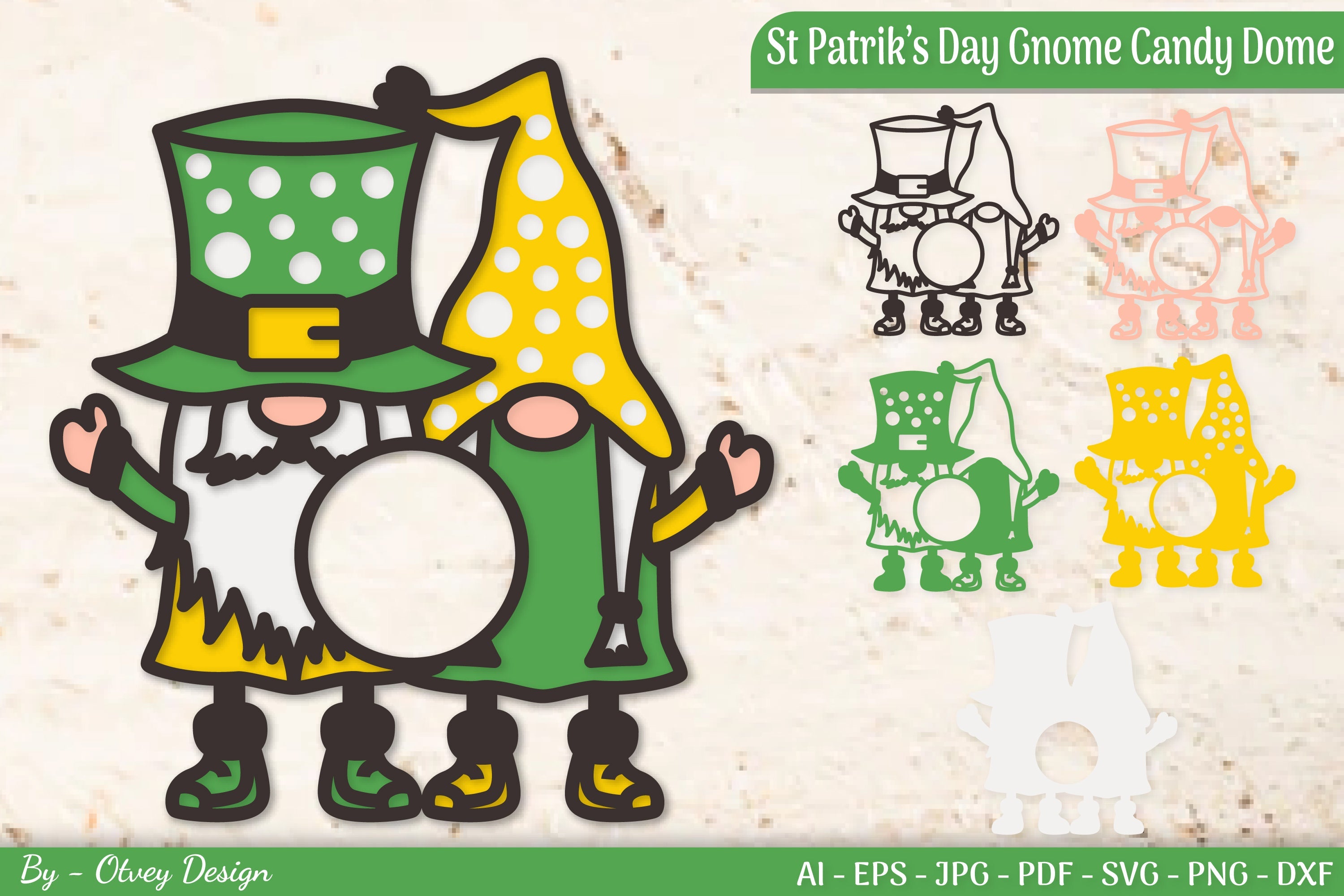 St Patrick's Day Candy Dome SVG Bundle