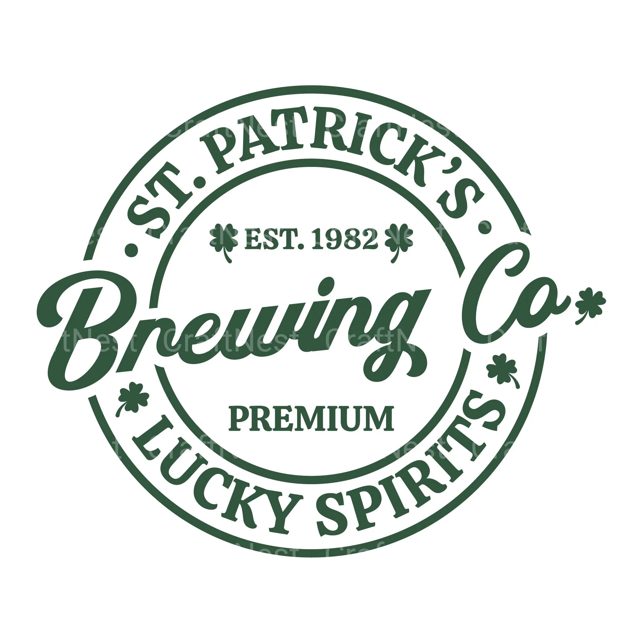 St. Patrick's Day Brewing Co SVG Bundle - CraftNest - Digital Crafting and Art