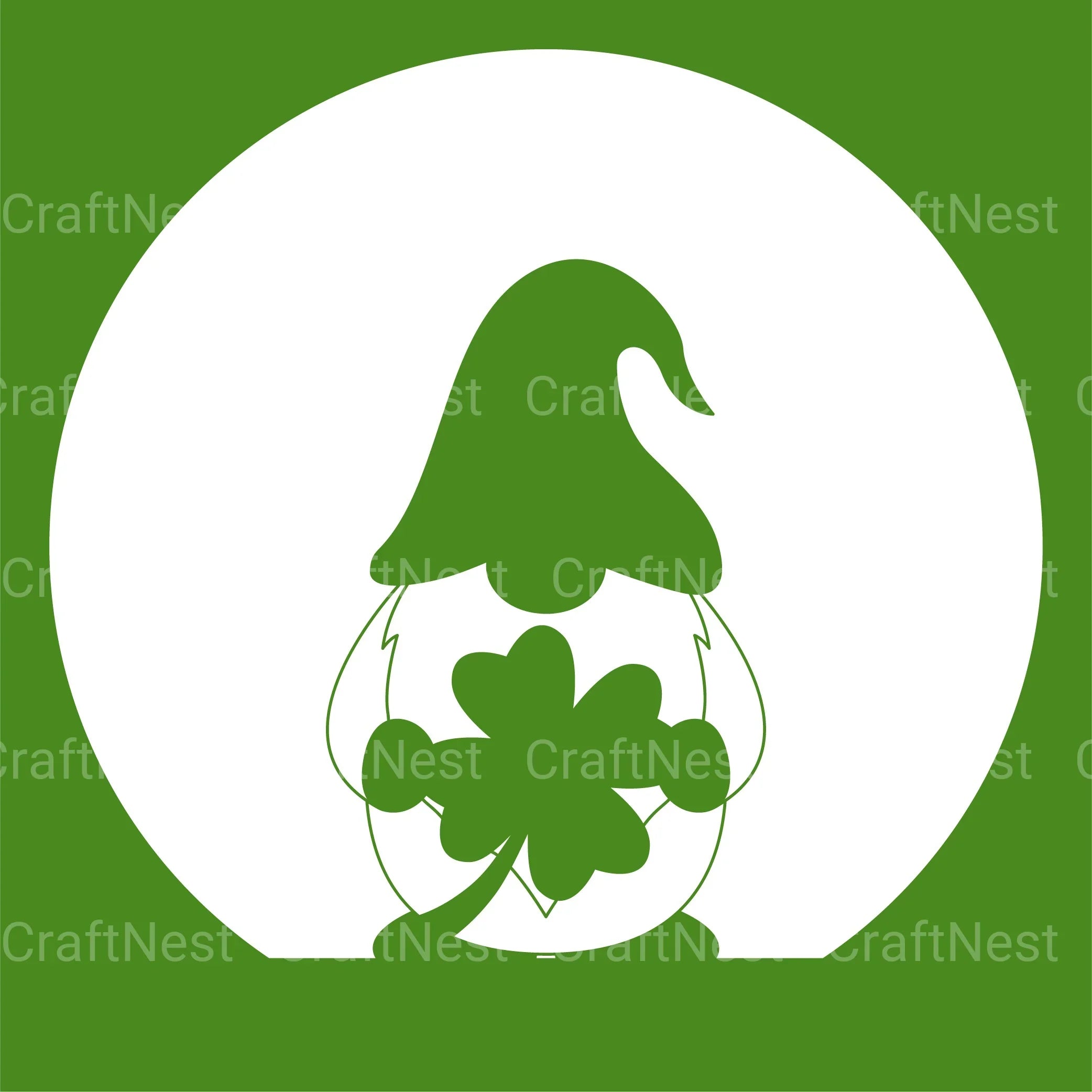 St. Patrick's Day Gnome Layered Papercut Clipart Bundle - CraftNest - Digital Crafting and Art