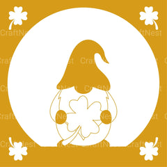 St. Patrick's Day Gnome Layered Papercut Clipart Bundle - CraftNest - Digital Crafting and Art