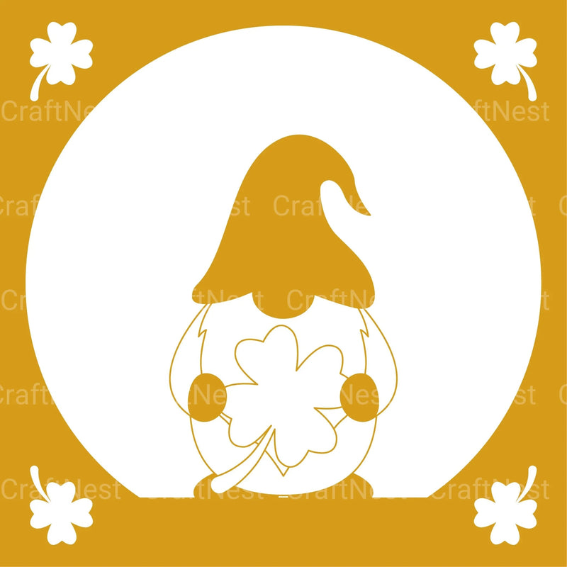 St. Patrick's Day Gnome Layered Papercut Clipart Bundle - CraftNest - Digital Crafting and Art