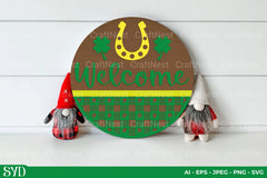 St. Patrick's Day Round Sign SVG Bundle - CraftNest - Digital Crafting and Art