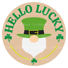 St. Patrick's Day Round Sign SVG Bundle - CraftNest - Digital Crafting and Art